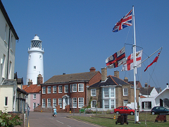 St James Green and Southwold Lighthouse